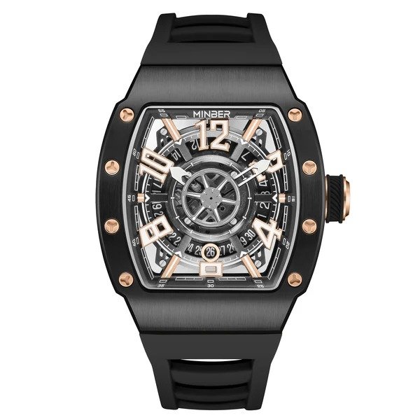 MINBER Automatic Skeleton Watch - 8002